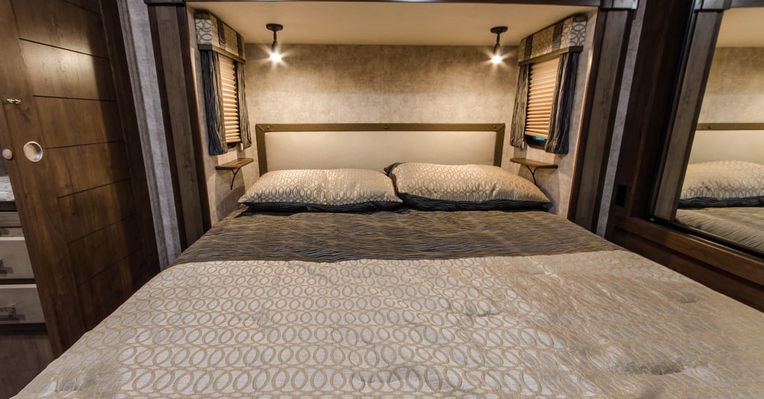 Travel Trailer Bedroom Into Living Room